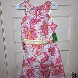 Lilly Pulitzer Tinsley Dress (Resort White Conched Out) NWT